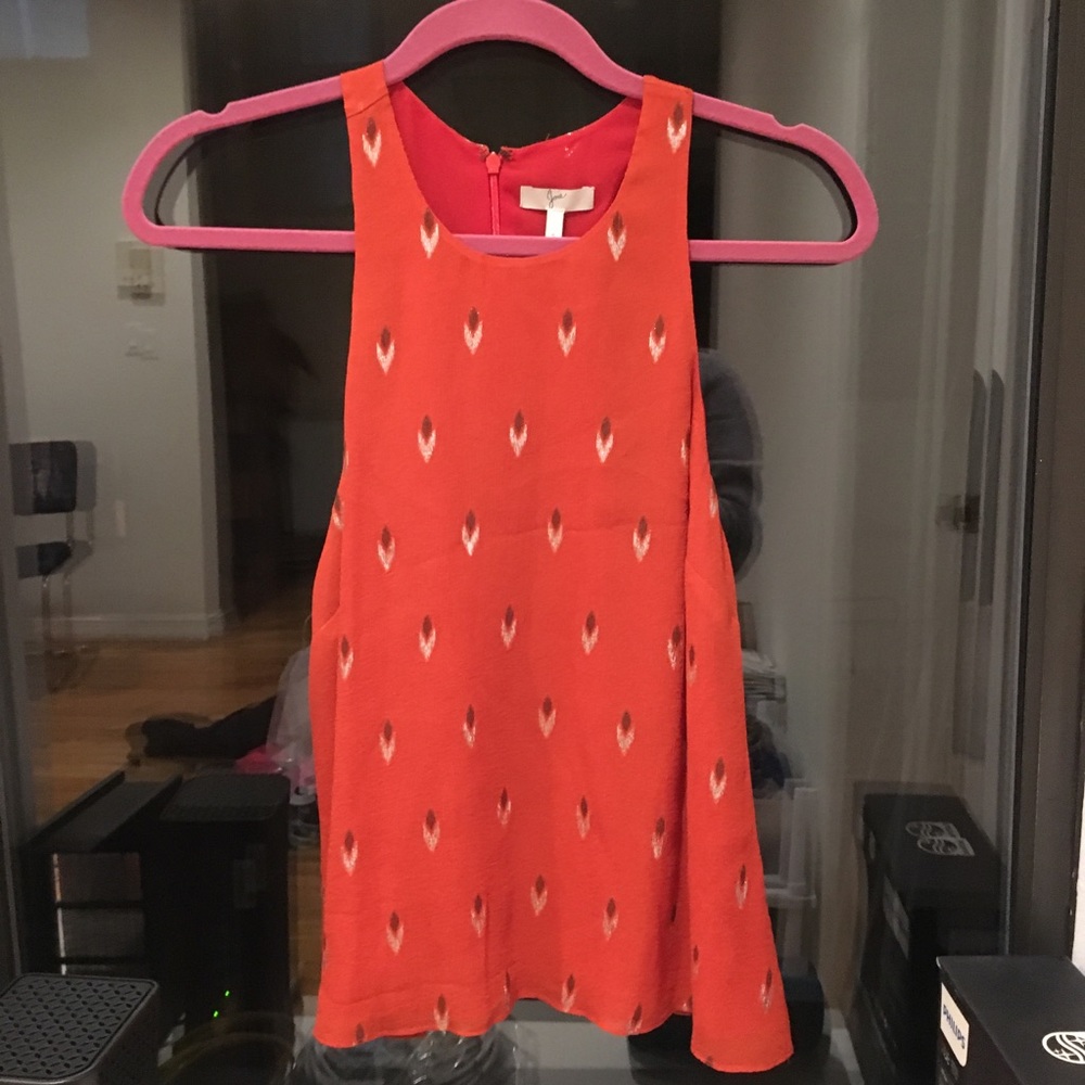 Joie Red Pattern Tank